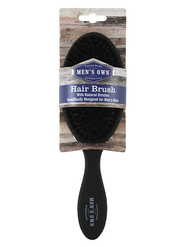 Men's Soft Touch Hair Brush with 100% Boar Bristle