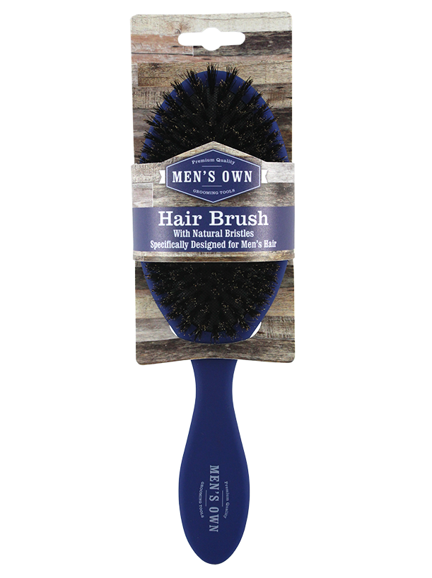 Men's Soft Touch Hair Brush with 100% Boar Bristle