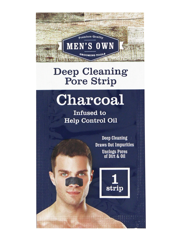 Men's Own 8 Pack Deep Cleansing Pore Strips Charcoal