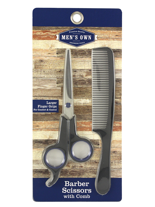 BARBER SCISSORS WITH COMB