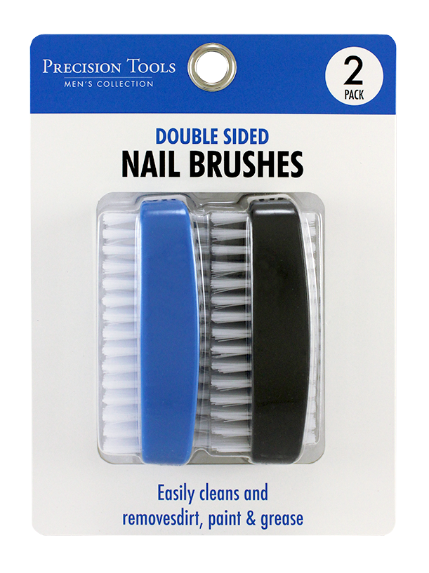 2PK DOUBLE NAIL BRUSH