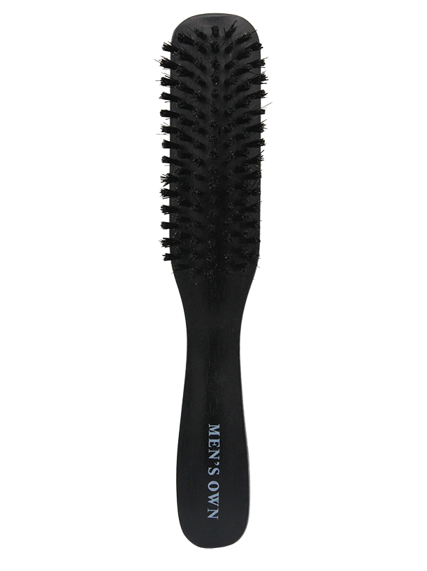 MEN'S SMALL HAIR BRUSH. 100% BOAR BRISTLE