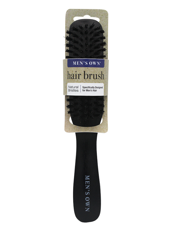 MEN'S SMALL HAIR BRUSH. 100% BOAR BRISTLE