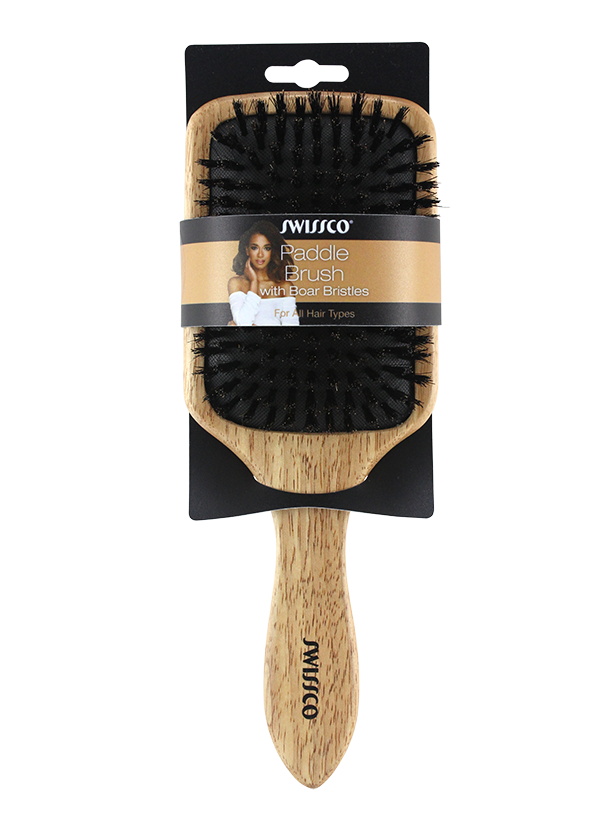 WOODEN PADDLE BRUSH