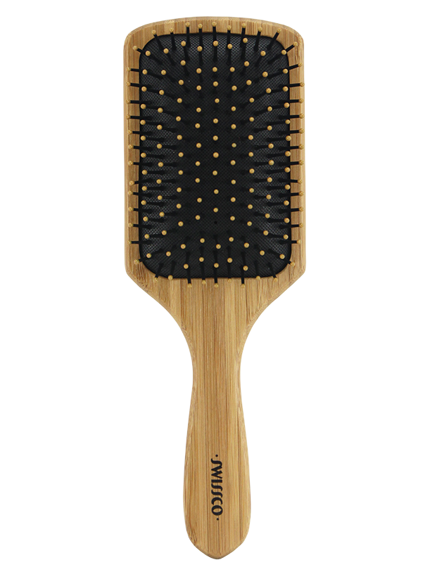 Bamboo Paddle Hair Brush Cushion Polypin