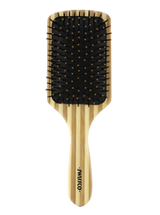 Striped Bamboo Paddle Hair Brush Cushion Polypin