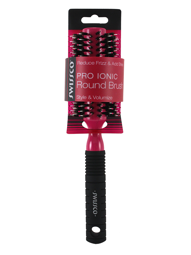 Pro Ionic Round Wood Brush - Small