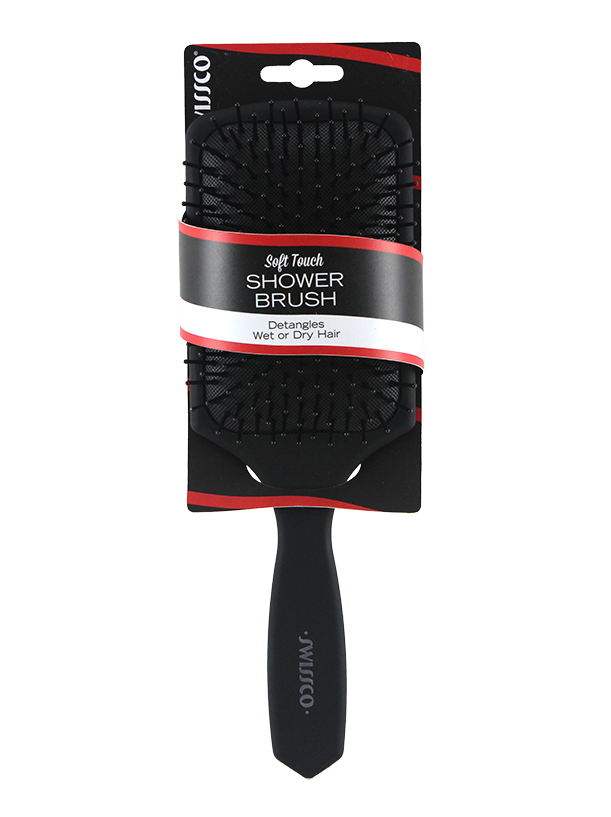 SOFT TOUCH PADDLE HAIR BRUSH POLYPIN