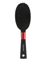 BLACK SOFT TOUCH OVAL HAIR BRUSH(ROSE ARTWORK)
