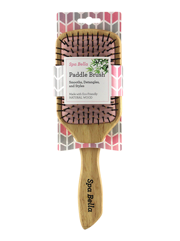 PADDLE WOODEN HAIR BRUSH