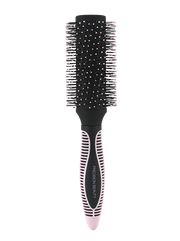 ROUND HAIR BRUSH WITH SOFT TOUCH TEXTURED GRIP