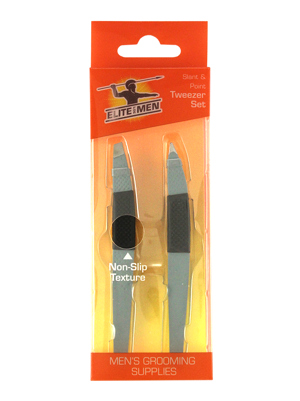 MEN'S 2 PACK SOFT TOUCH TWEEZERS