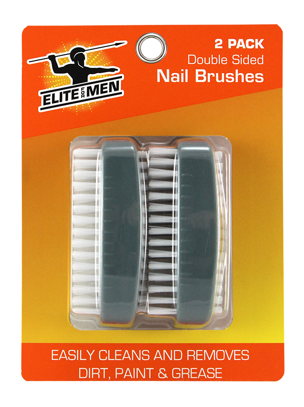 2PK DOUBLE NAIL BRUSH