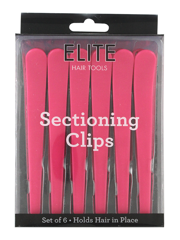 Elite 6 Pack Hair Sectioning Clips