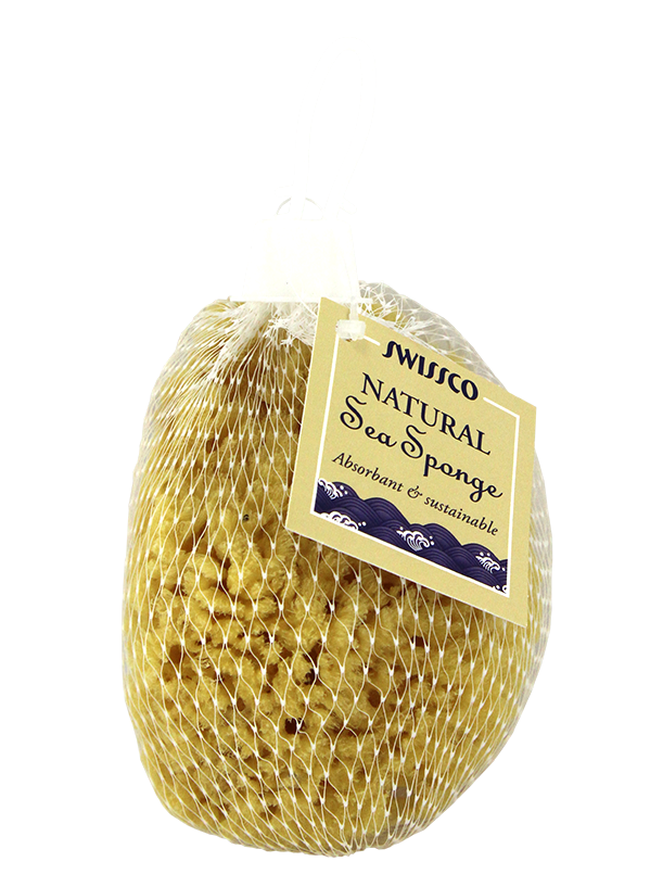 Natural Sea Sponge. Yellow Sponge 4"- 4.5".