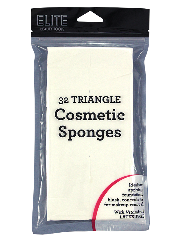 Elite Cosmetic Wedge Non Latex 32 Count
