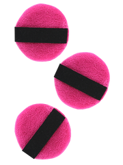 Precision Beauty Velour Powder Puff 3-Pack