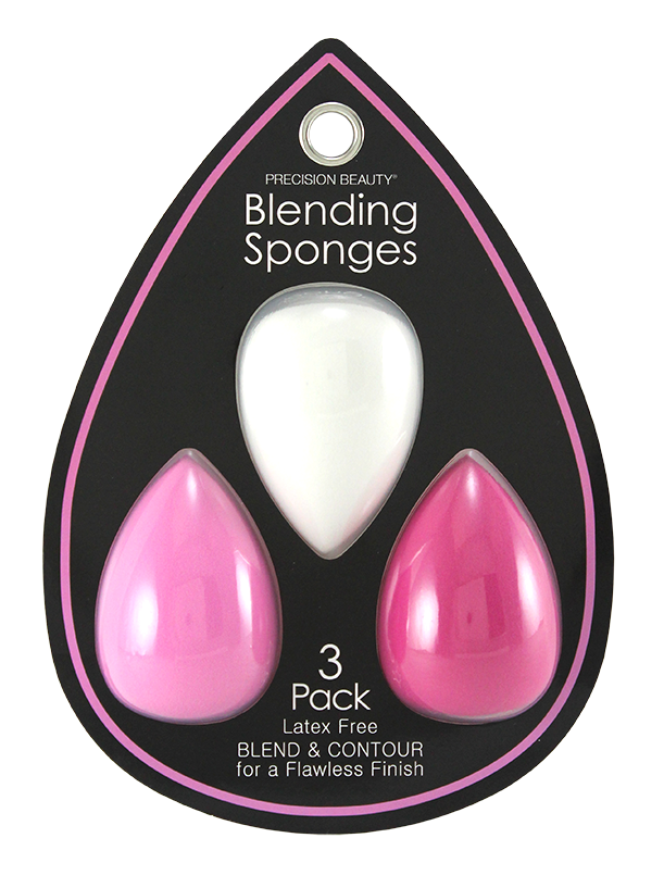 3PK TEAR-DROP SPONGE.