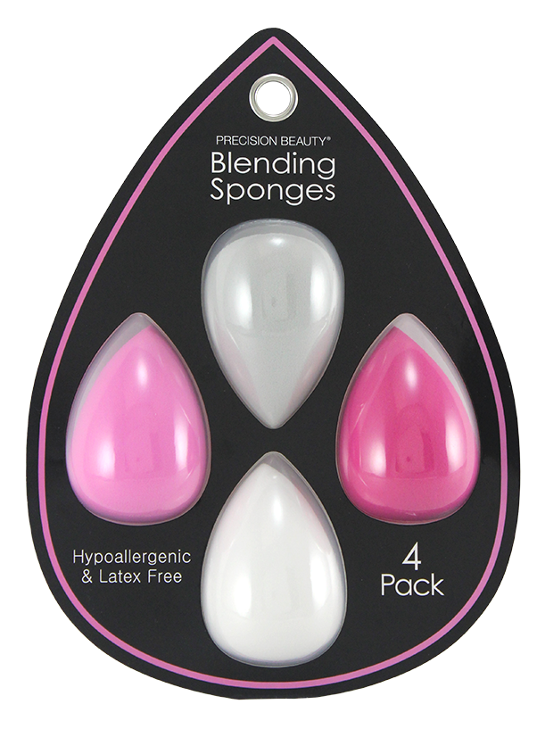 4PK TEAR-DROP SPONGE.