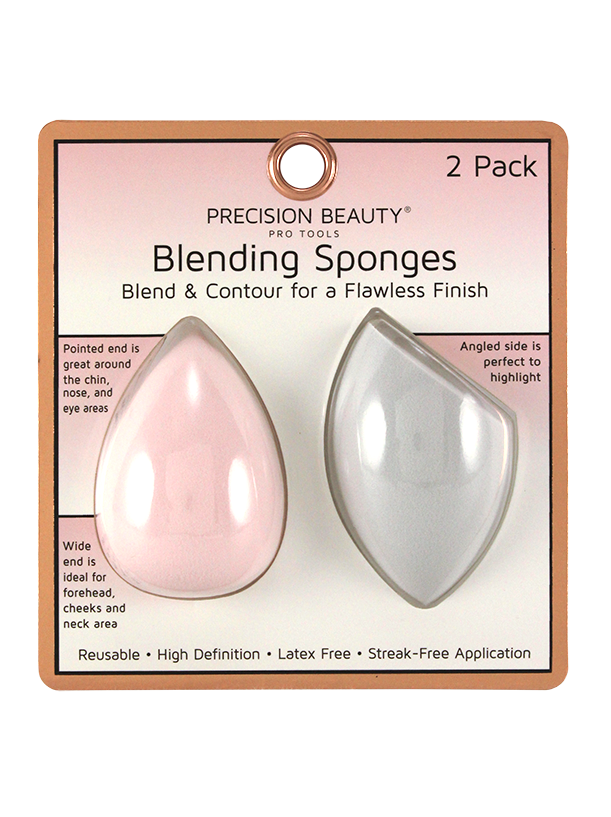 2PK SPONGES. 1 TEAR DROP 1 ANGLED