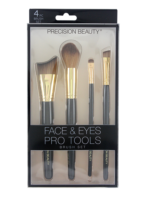 FACE & EYES PRO TOOLS MAKEUP BRUSH SET