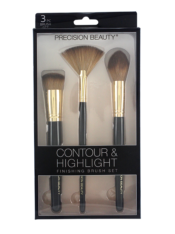 CONTOUR & HIGHLIGHT MAKEUP BRUSH SET