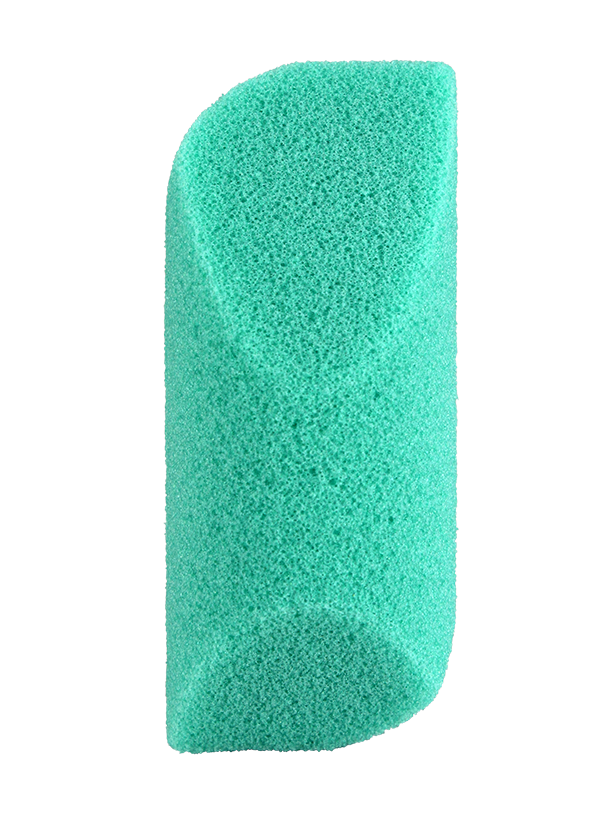 Elite Angled Pumice Sponge on Blistered Card