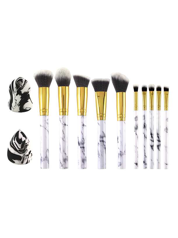 BeautyCoco Oval Toothbrush Makeup Brush Set Foundation Brushes Contour –  TweezerCo