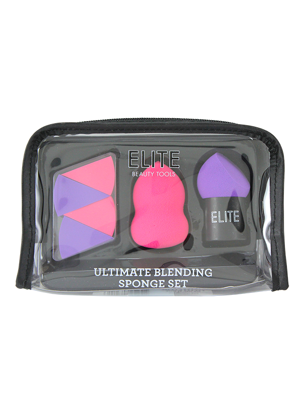 Elite Blending Sponge Gift Set. in Cosmetic Bag