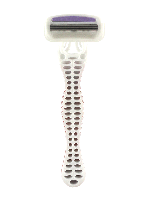 4PK TRIPLE BLADE DISPOSABLE OVAL HEAD RAZORS