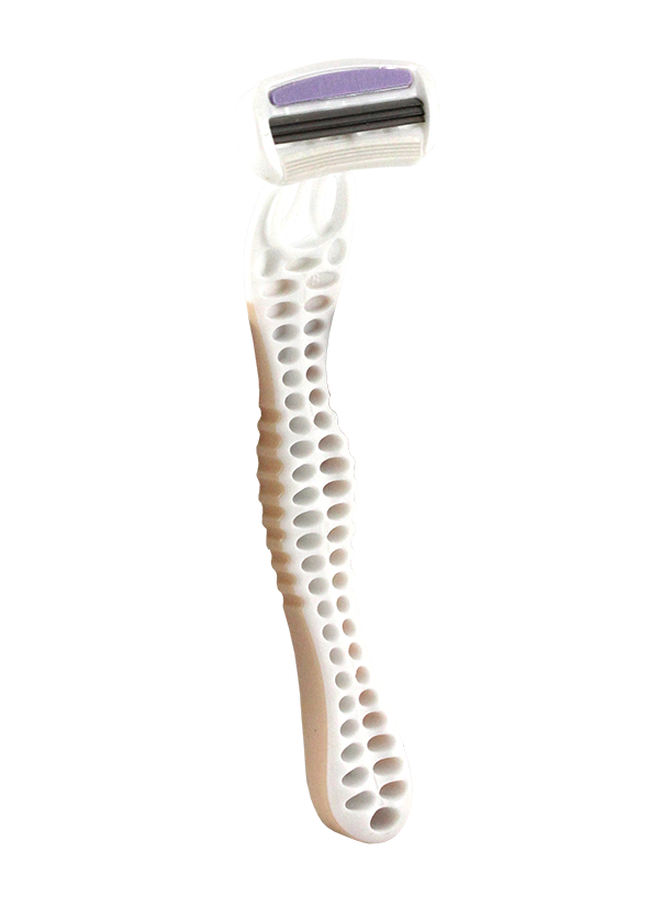 4PK TRIPLE BLADE DISPOSABLE OVAL HEAD RAZORS