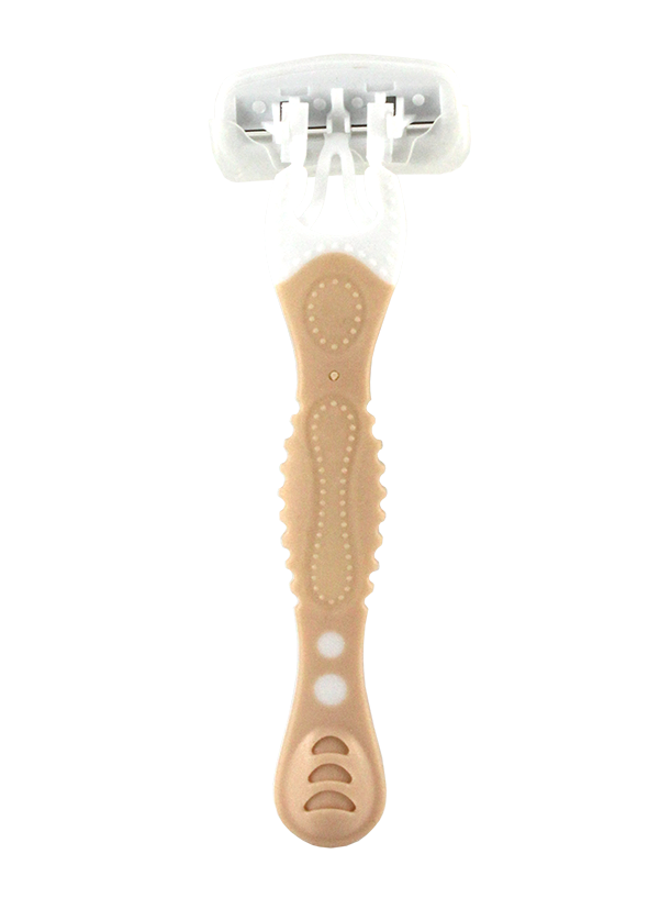 4PK TRIPLE BLADE DISPOSABLE OVAL HEAD RAZORS