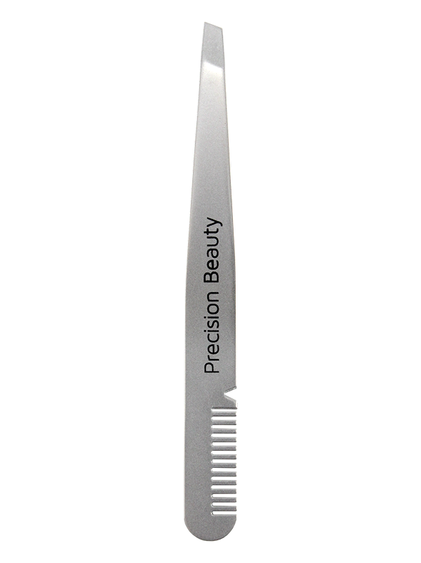 SLANTED TWEEZER & EYEBROW COMB