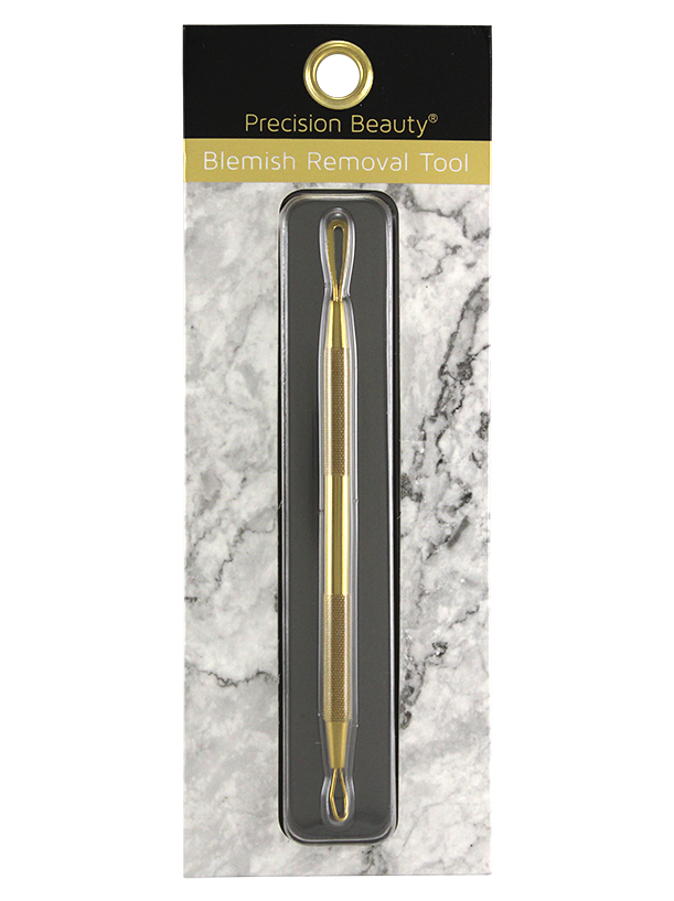 Gold Double Loop Blemish Extractor. Marble