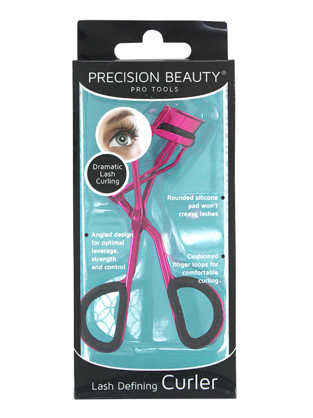 Precision Beauty Pro Eyelash Curler Electroplate Finish in Pink