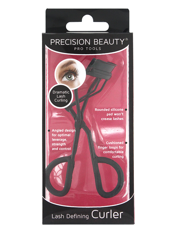 Precision Beauty Pro Eyelash Curler Electroplate Finish in Black