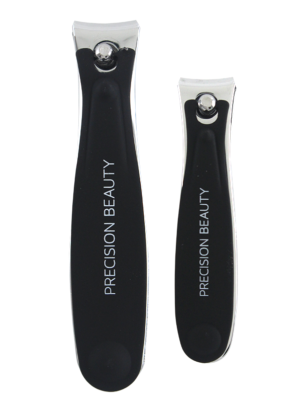 PRO 2PC NAIL CLIPPER SET W/ SOFT TOUCH GRIP