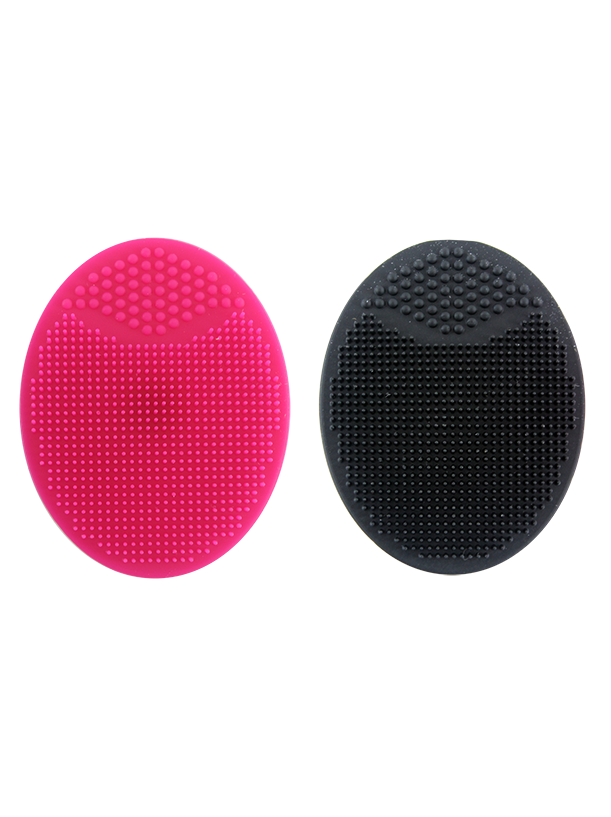 Precision Beauty 2 Pack Silicone Face Scrubbers. Pink
