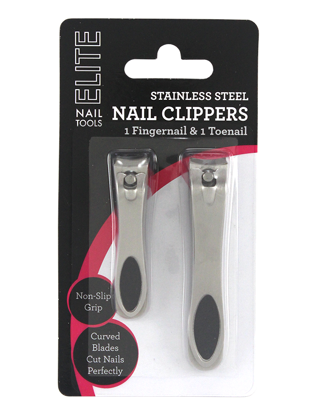 2PC NAIL CLIPPER SET ON BLISTER CARD