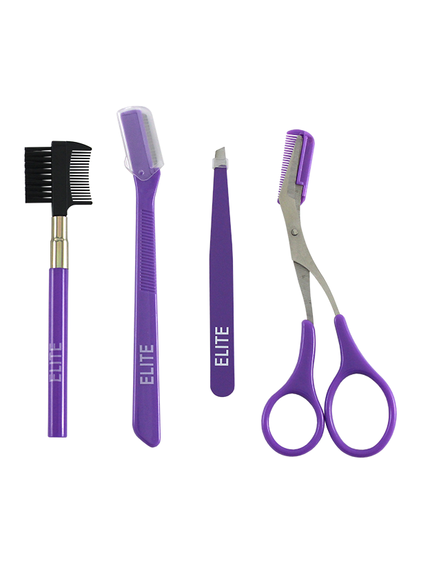 4PC EYEBROW KIT PINK AND PURPLE