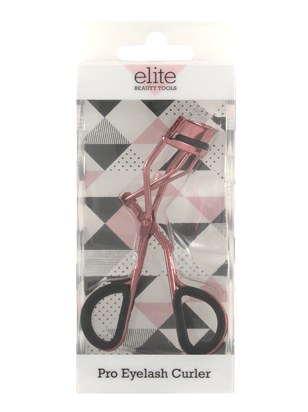 EYELASH CURLER ELECTROPLATE FINISH IN PET BOX. PINK & PURPLE