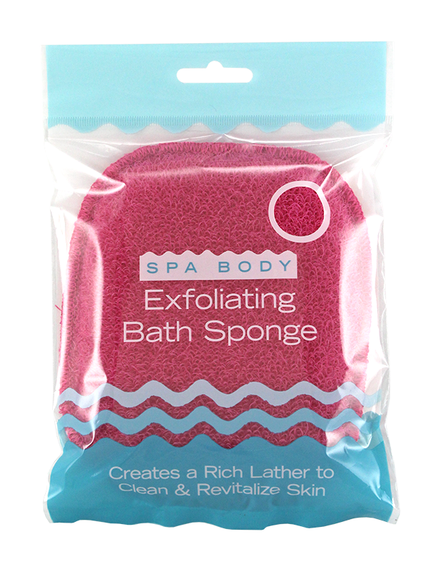 Oval Massage Sponge w/Strap