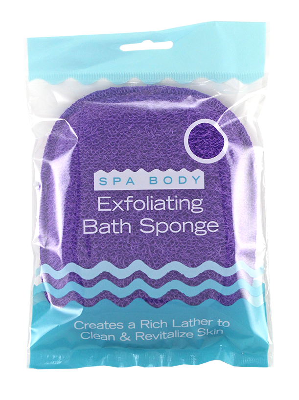Oval Massage Sponge w/Strap