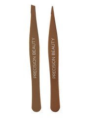 Rose Gold Collection 2 Pack Tweezers 1 Slanted & 1 Pointed