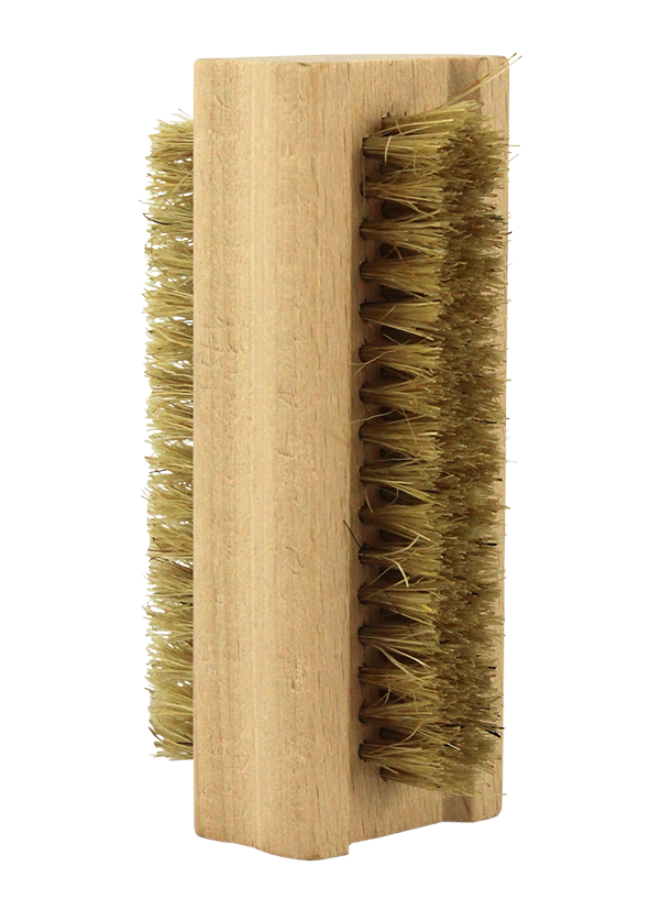 Wooden Nail Brush, Natural Bristle