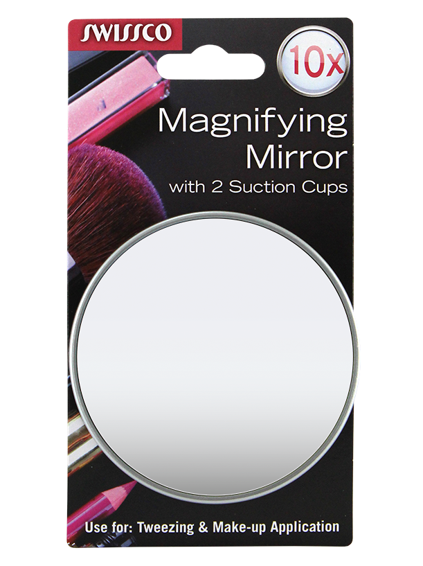 Suction Cup Mirror 3 1/2", 10X
