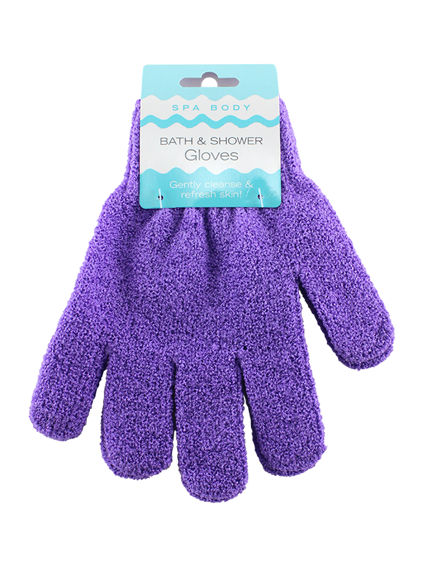 Spa Body Bath & Shower Exfoliating Gloves