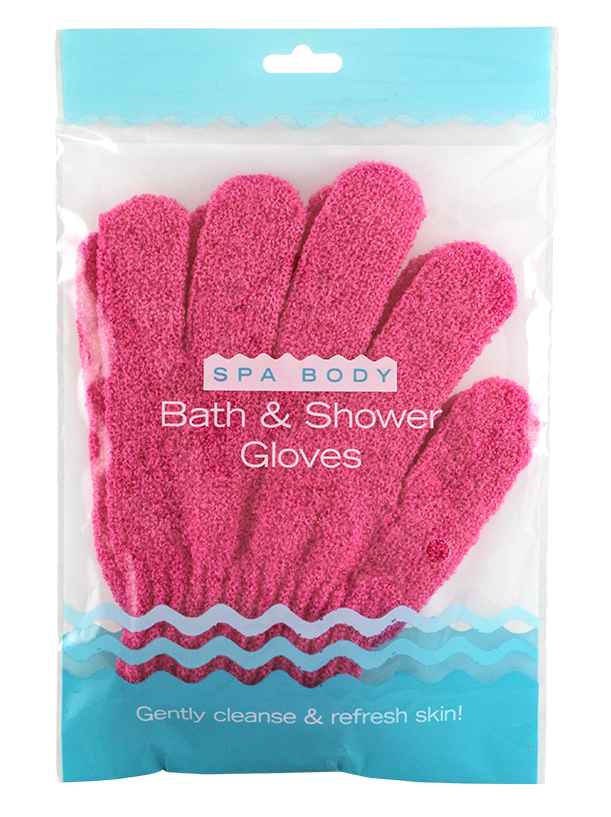 BATH & SHOWER EXFOLIATING GLOVES