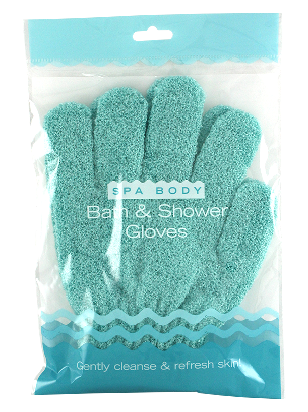 BATH & SHOWER EXFOLIATING GLOVES