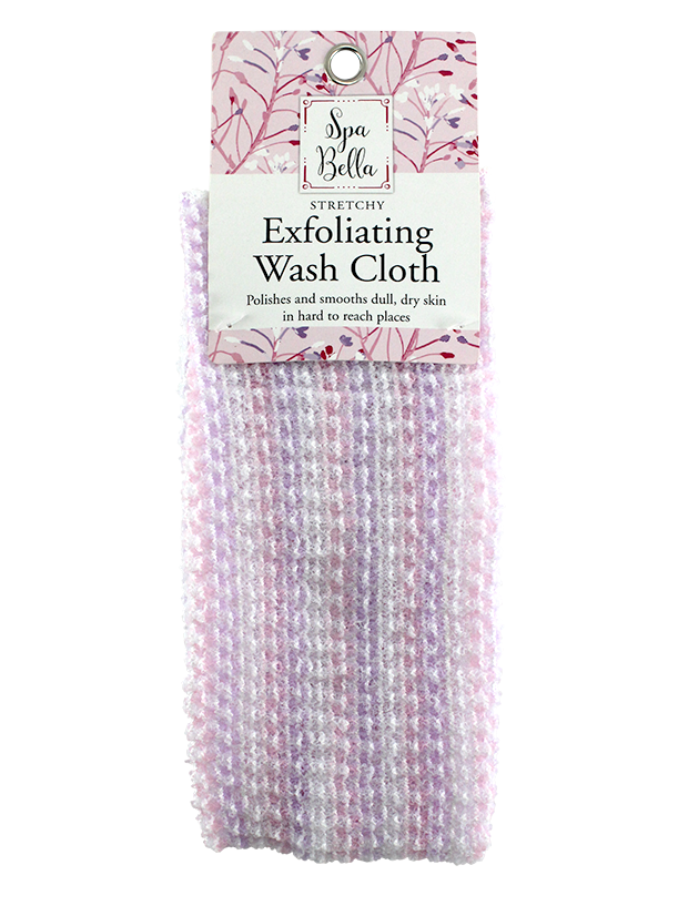 EXFOLIATING STRETCHY WASH CLOTH